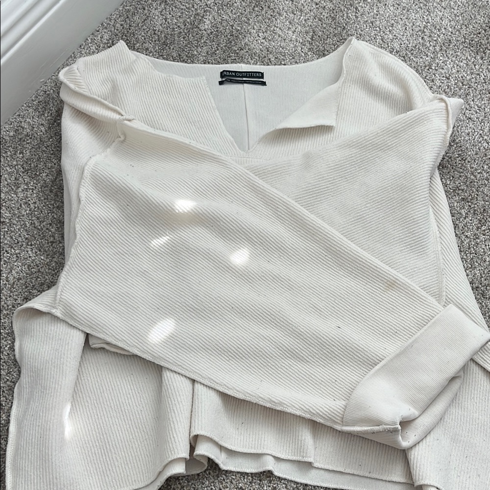 Urban Outfitters Cream Knit Sweater